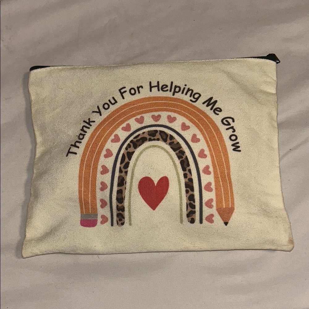 Simple Canvas Zipper Pouch